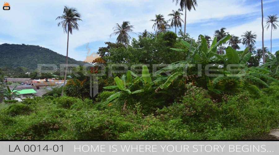 Properties Away 2 Rai Mountain View Land in Koh Samui - Lamai