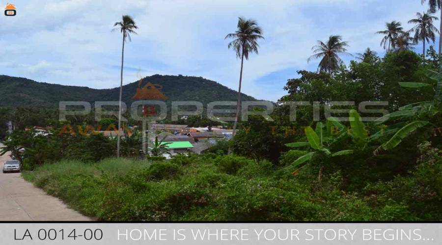 Properties Away 2 Rai Mountain View Land in Koh Samui - Lamai