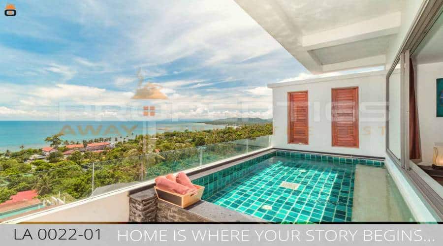 PROPERTIES AWAY 2 BEDOOM SEA VIEW APARTMENT WITH PRIVATE POOL  KOH SAMUI - LAMAI