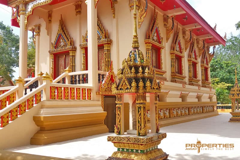 Properties Away Koh Samui Temples Wat Na Phra Lan