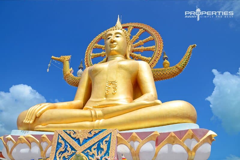 Properties Away Koh Samui Temples Wat Phra Yai Big Buddha