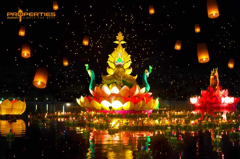 properties away koh samui top event loy krathong