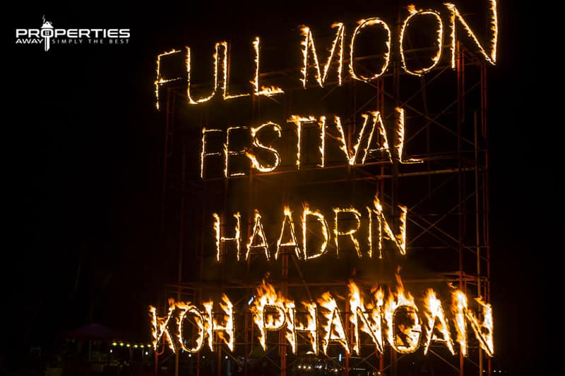 properties away top event koh phangan fullmoon party